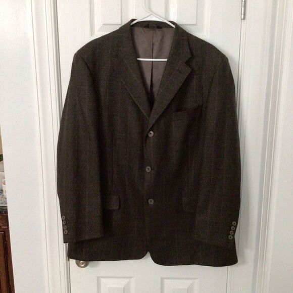 Claiborne Wool-Cashmere Blazer – Size 44R - Picture 1 of 8